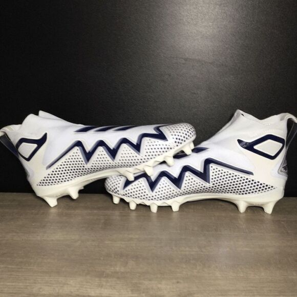 Adidas Freak Ultra 21 Laceless Football Cleats Blue White GZ0462 Men's Size 12.5 - Picture 3 of 6